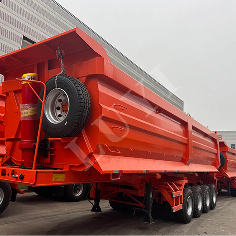 Precisamente adaptado às necessidades locais, o semirreboque basculante de 4 eixos foi entregue com sucesso ao cliente zambiano