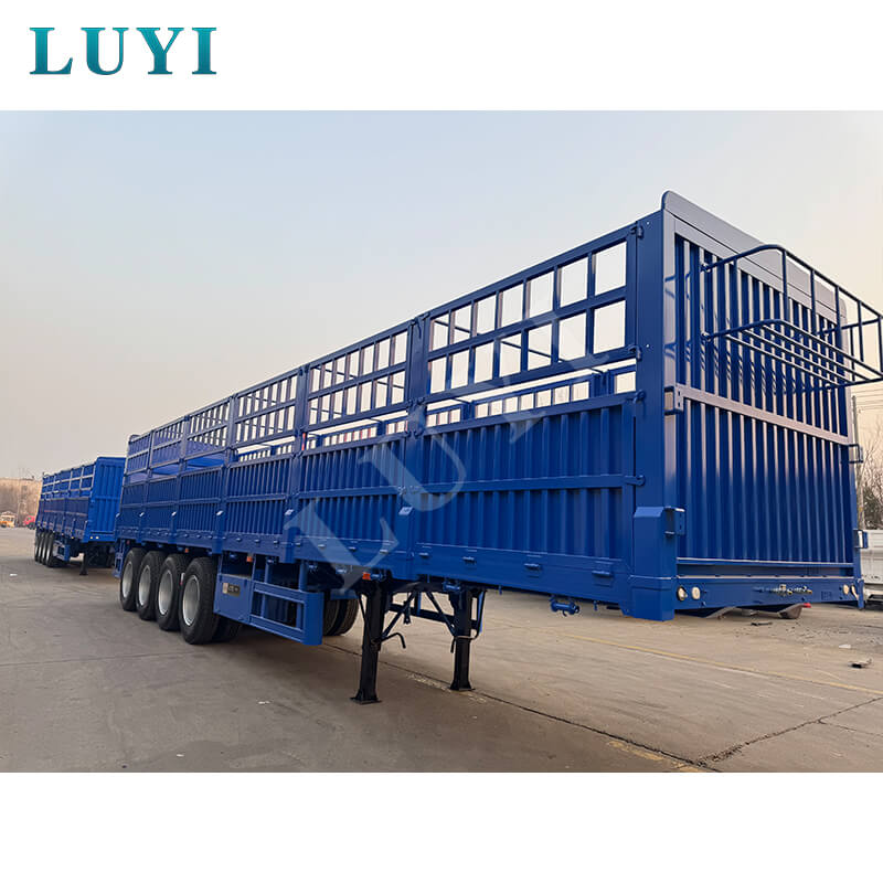 Capacitar as infra-estruturas africanas! Semirreboques de parede lateral de 4 eixos enviados para o Senegal em lotes