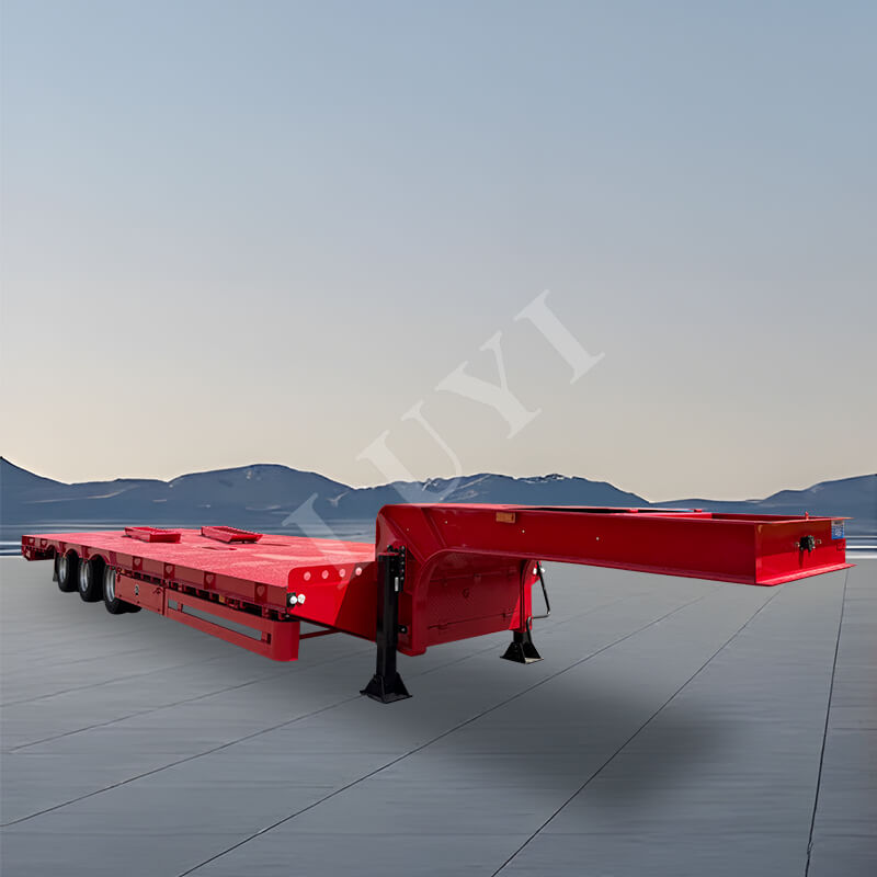 Semirreboque baixo chassi de 3 eixos e 80 toneladas