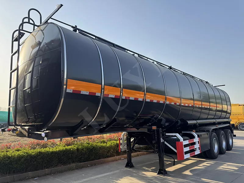 Tanário de transporte de asfalto de 3 eixo