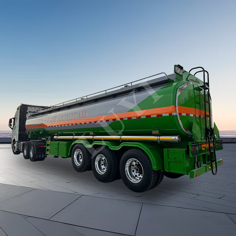 40 metros cúbicos 45 metros cúbicos reboque tanque de óleo de 3 eixos 40 metros cúbicos 45 metros cúbicos reboque tanque de óleo de 3 eixos