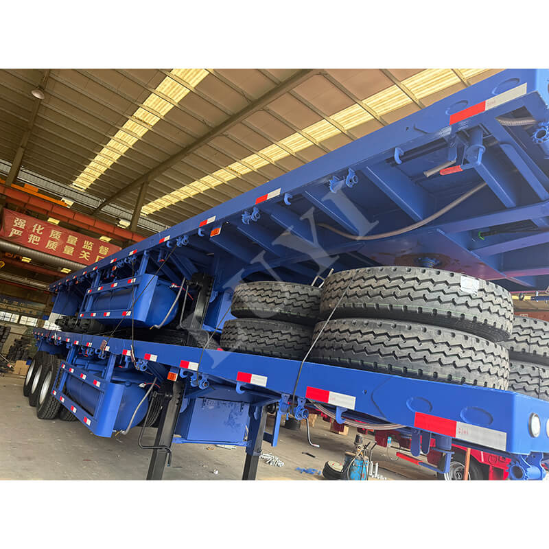 Clientes equatorianos inspecionam fábrica da Luyi e sinalizam intenção de compra de semirreboques planos de três eixos na América do Sul Clientes equatorianos inspecionam fábrica da Luyi e sinalizam intenção de compra de semirreboques planos de três eixos na América do Sul