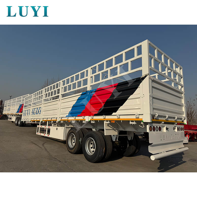 Semi-reboque de alta cerca de 30 toneladas e 60 toneladas de alta qualidade para venda